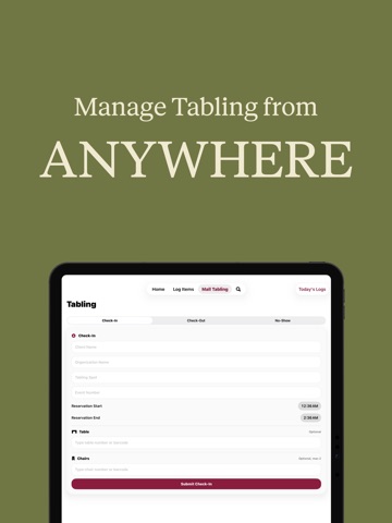 Inventory Logger App iPad screenshot