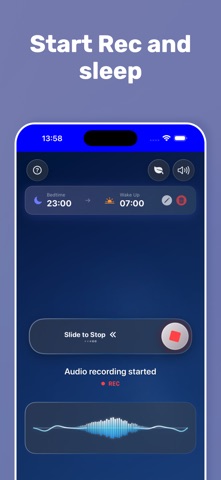 SleepRec app screenshot