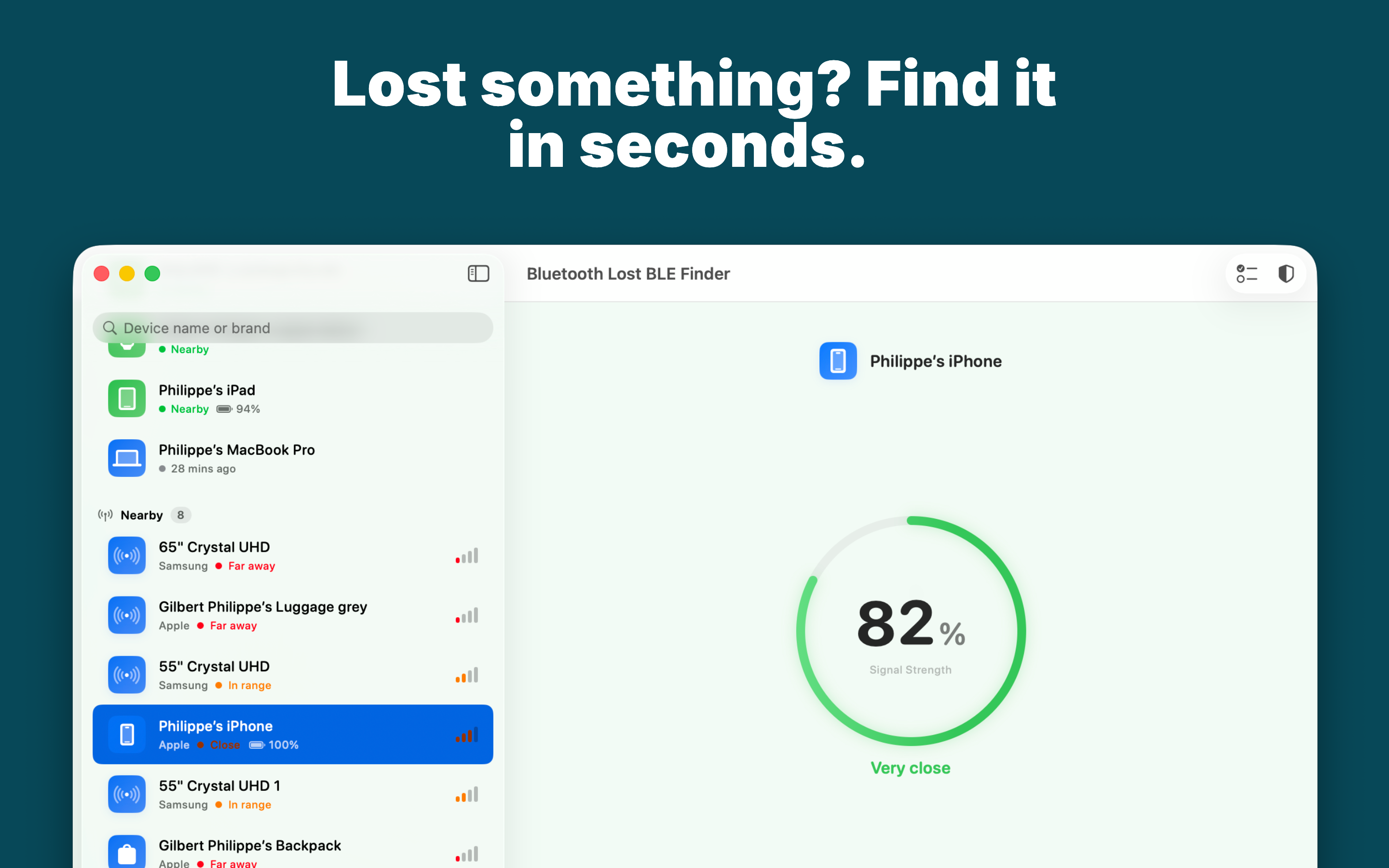 Bluetooth Lost BLE Finder screenshot 6
