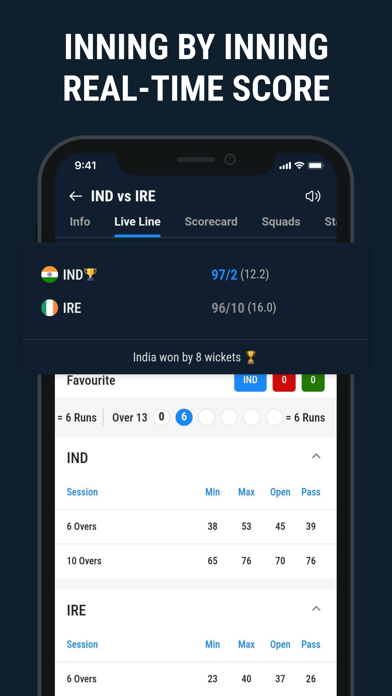 CricLive :Live Score Live line Screenshot