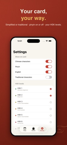 Daily Chinese: HSK Lockscreen Screenshot 5 of 6