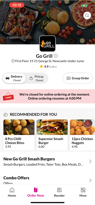 Go Grill. Screenshot 2 of 4