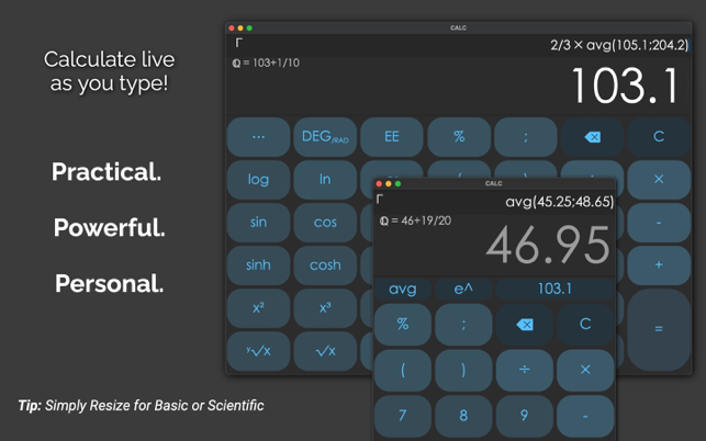 CALC Smart Calculator ± Screenshot