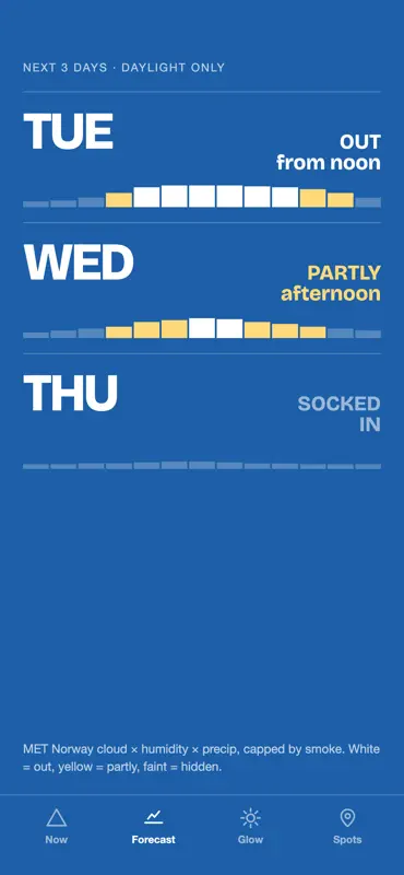 Mountain Visibility Forecast screenshot 2 of 5