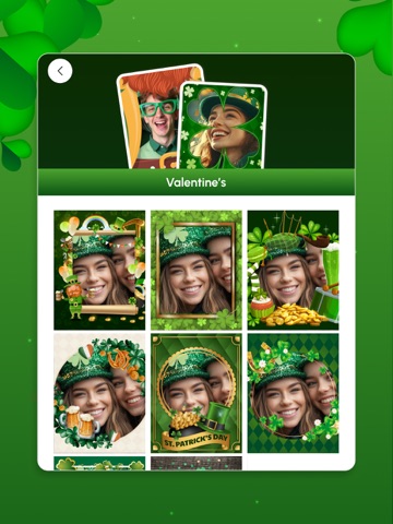 Frames with Saint Patricks Day iPad screenshot