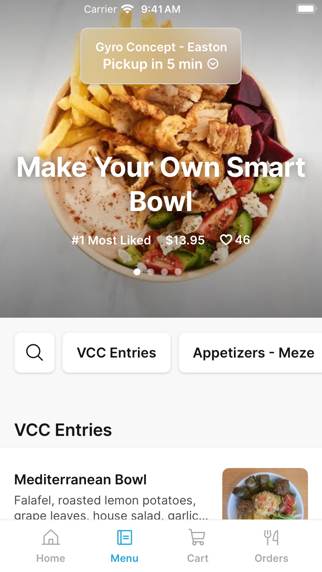 Gyro Concept iPhone screenshot 2 - Food & Drink app