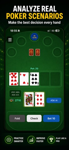 BehaviorX Poker iPhone screenshot