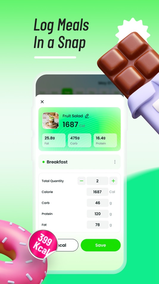 #3. CalorieScan:AI Calorie Tracker (iOS) 由: Runtopia Technology Co.