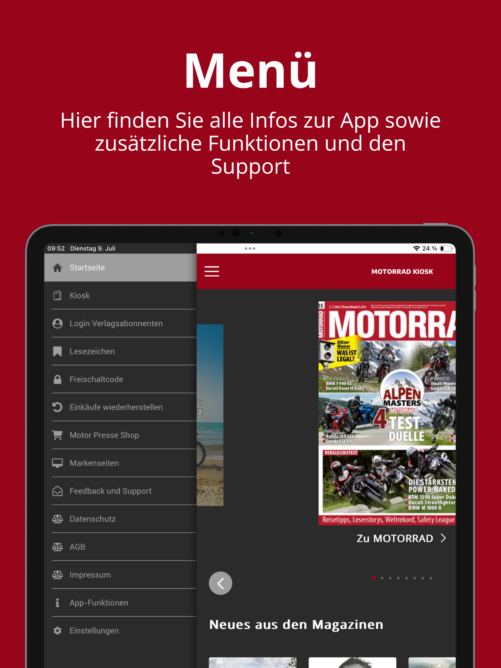 Motorrad Kiosk
