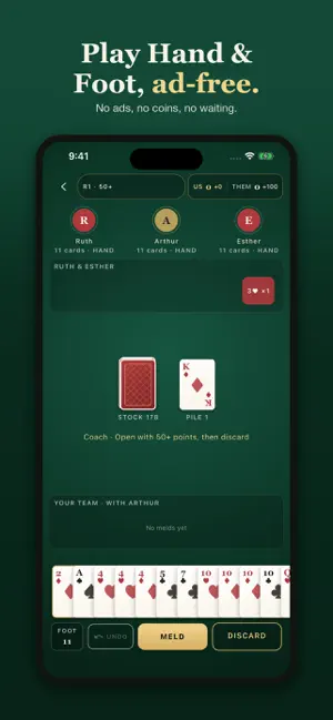 Meld Club: Hand & Foot screenshot 1