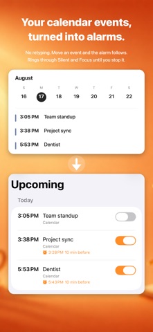CalAlarm — Calendar Alarms app screenshot