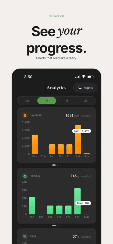 Cafe Cal: AI Calorie Tracker screenshot 6 of 9