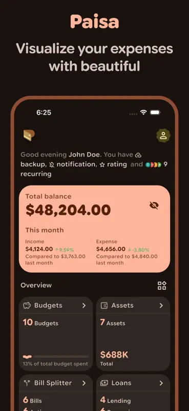 Spending Tracker - Paisa screenshot 1 of 10