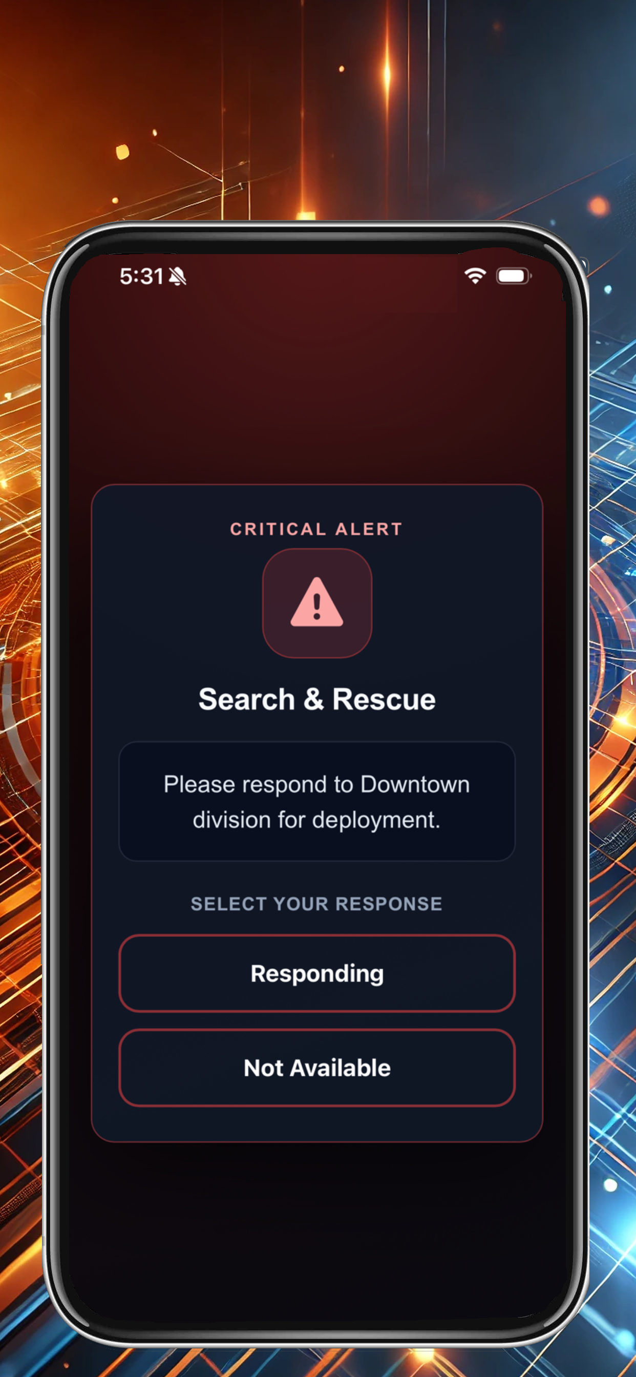 OES Critical Alerts screenshot 5
