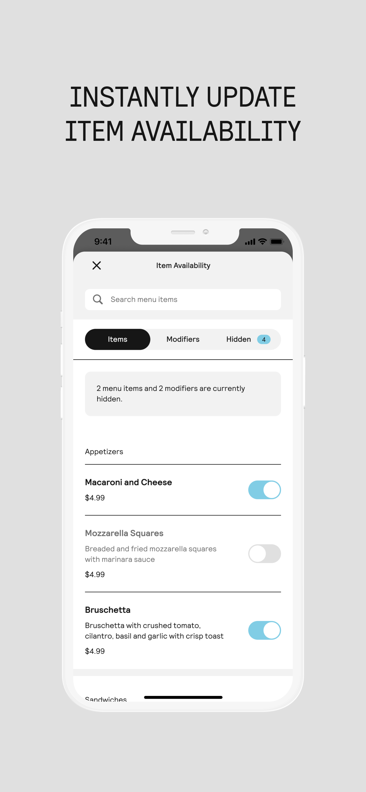 ChowNow: Business Manager