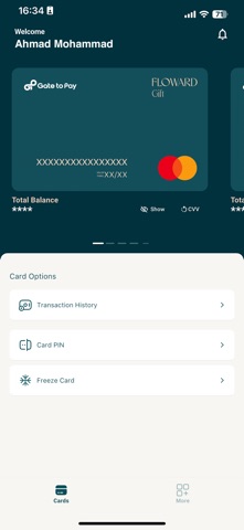 Floward Card screenshot