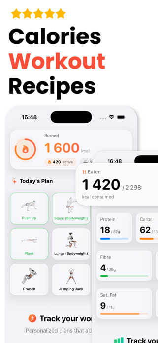Cal 2 App - Calorie Tracker Screenshot 2 of 5