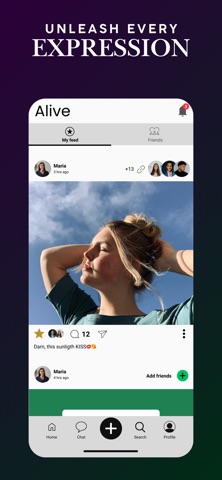 Alive - Selectively social screenshot