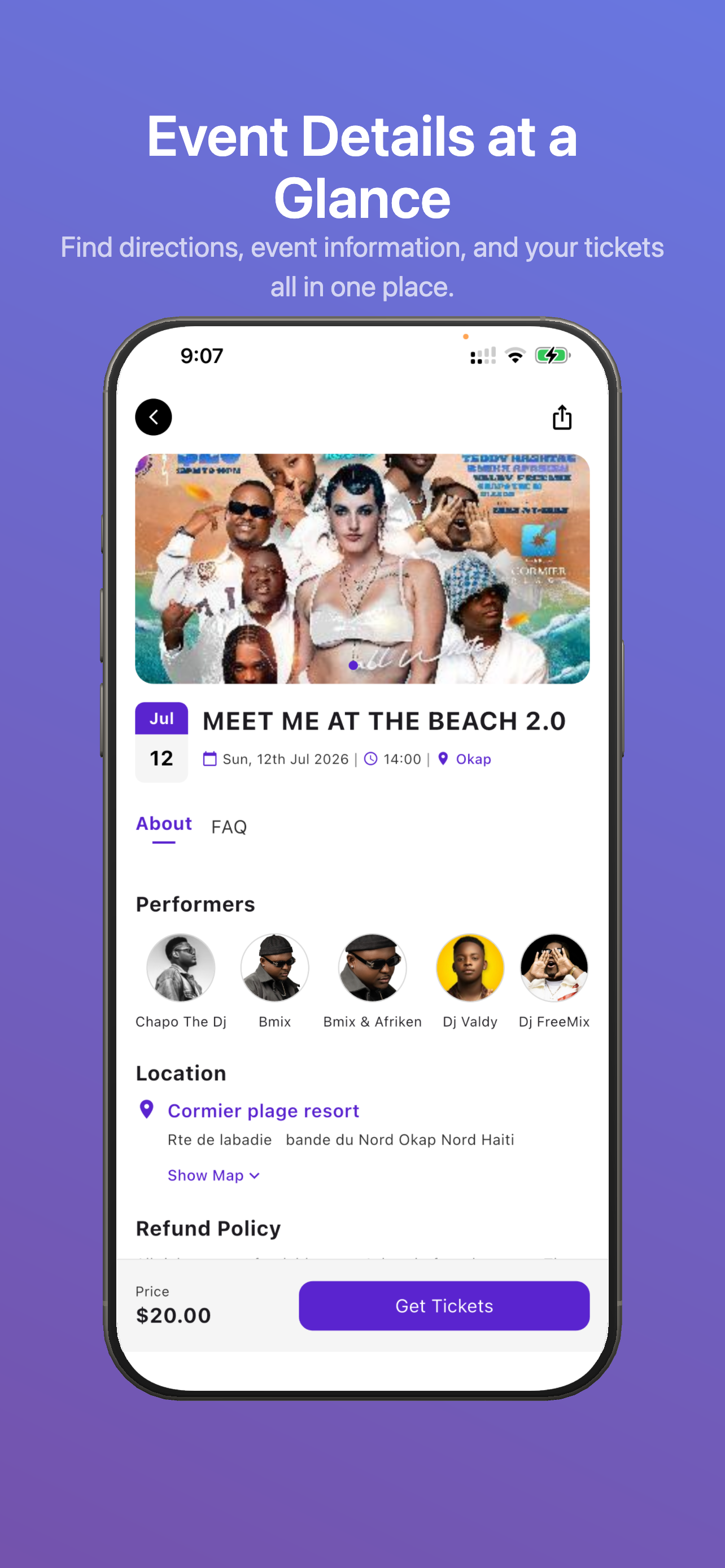 Pamevent screenshot 4