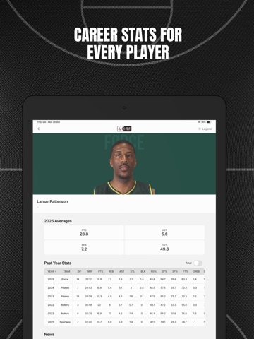 NBL1 iPad screenshot 3