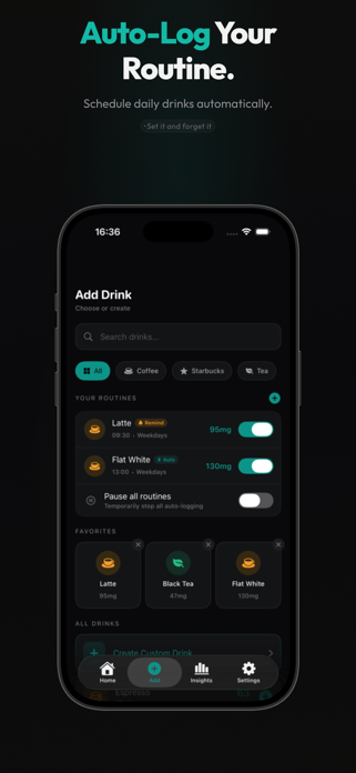 CaffeineMate: Caffeine Tracker Screenshot 5 of 10