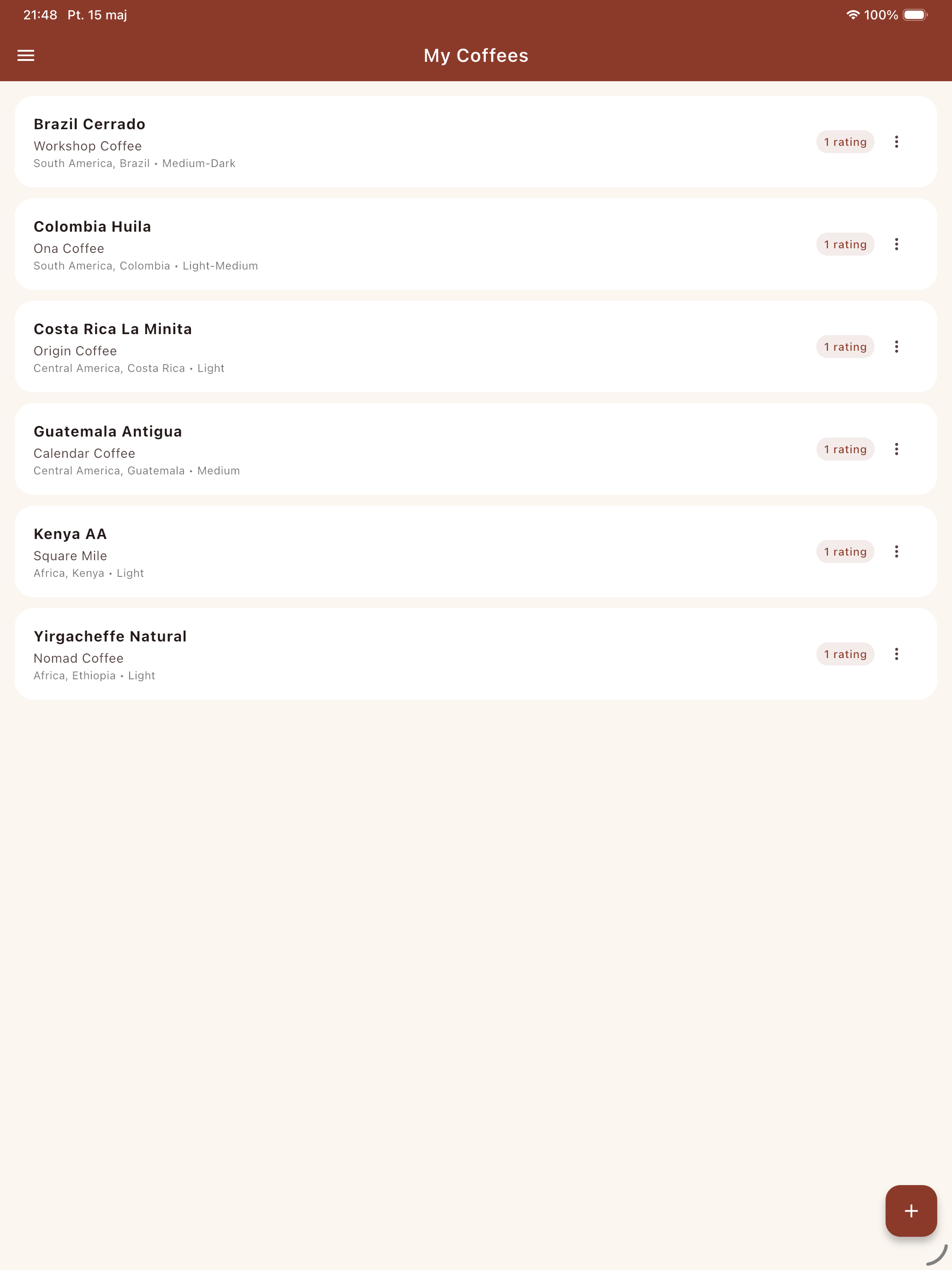 Coffee Ratings screenshot 9