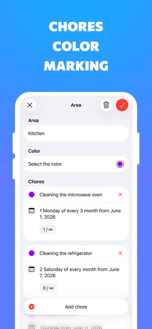 Homy. Household Chores Tracker screenshot 3