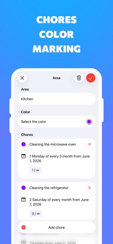 Homy. Household Chores Tracker screenshot