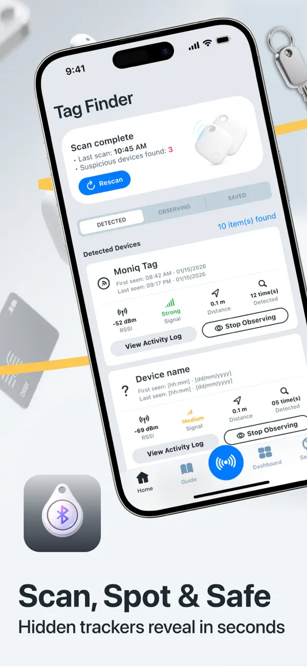#1. Tracker Detect: Air Tag Finder (iOS) Podle: Phong Pham