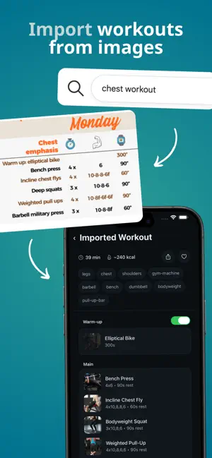 Workout Planner - Fitness Gen screenshot 2