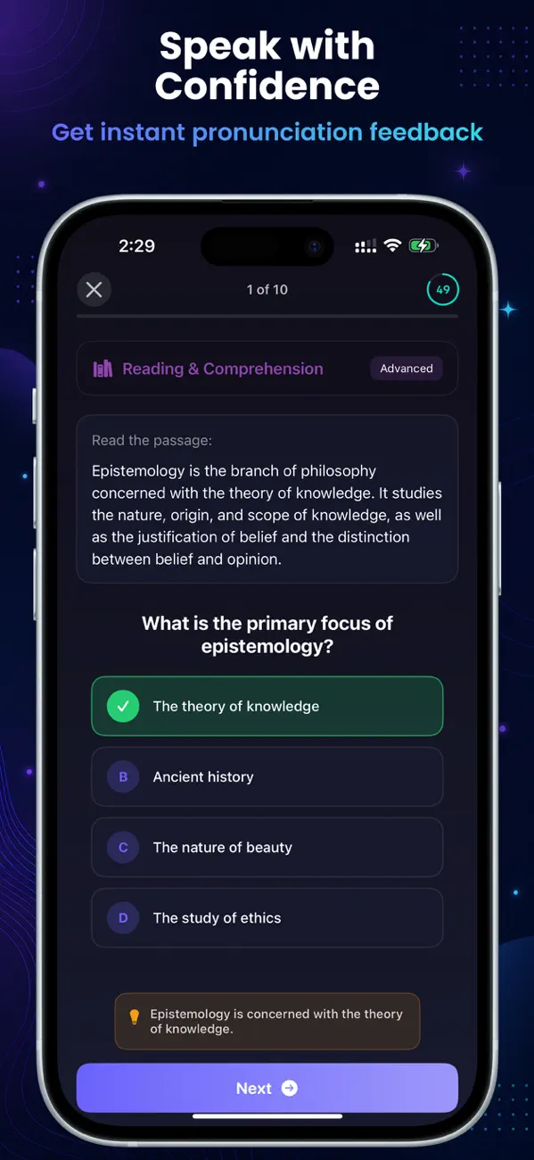 Screenshot #3 pour Test Your English - Exam Prep