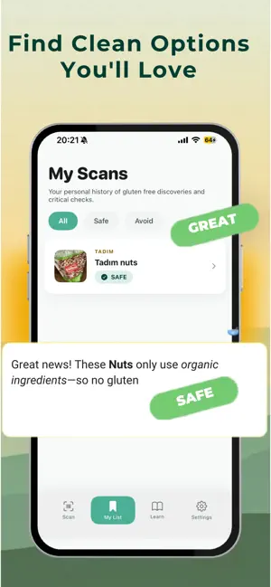 Gluten Free: Celiac Food Scan screenshot 3