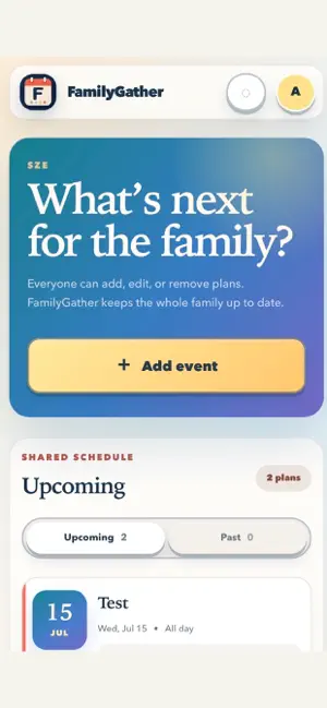 FamilyGather screenshot 1