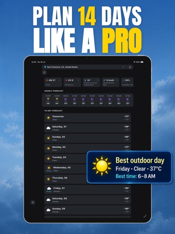 Free NOAA Weather™ Live Map iPad screenshot