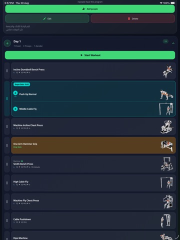 Pro Gym Fitness iPad screenshot