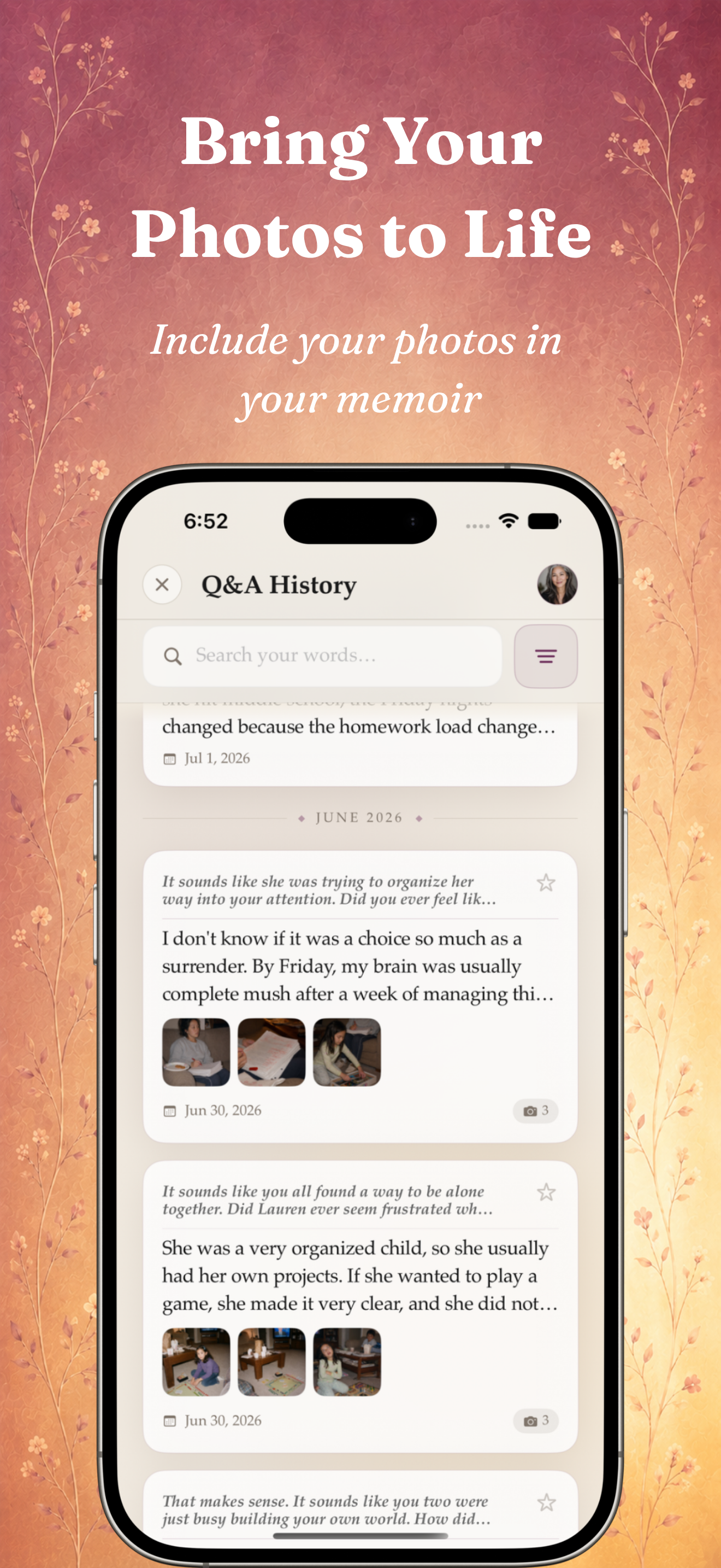 Folio: Your AI Memoir Writer screenshot 8