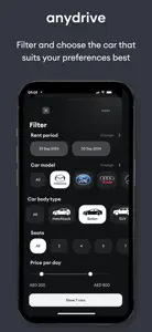 Anydrive - digital car rental screenshot #5 for iPhone