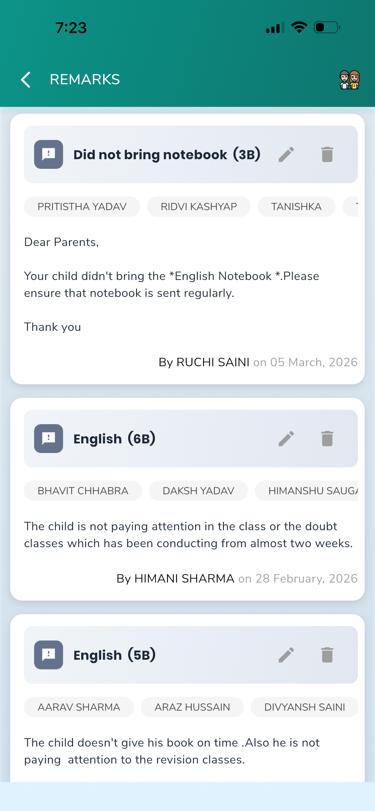 School PTM screenshot 3