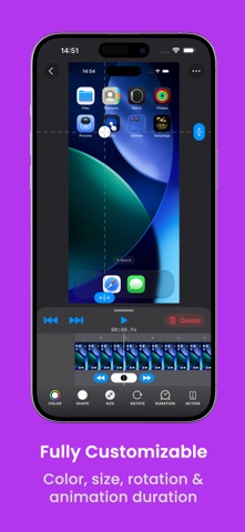 Tapify - Show Taps on Video Screenshot 1 of 6