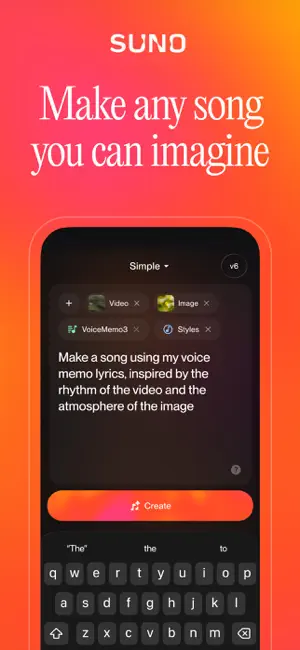 Suno - AI Songs, Music, Lyrics screenshot 1