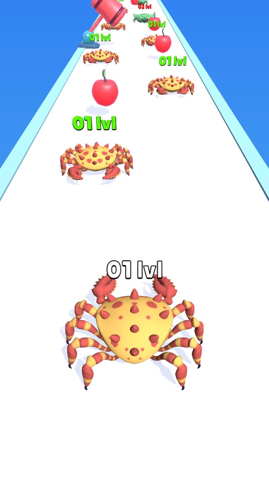#10. Crab Evolution Run (iOS) 由: Rawky Studios