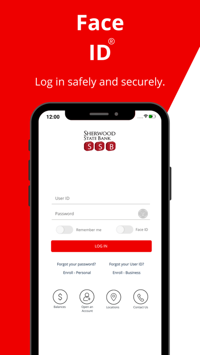 Sherwood State Bank Screenshot