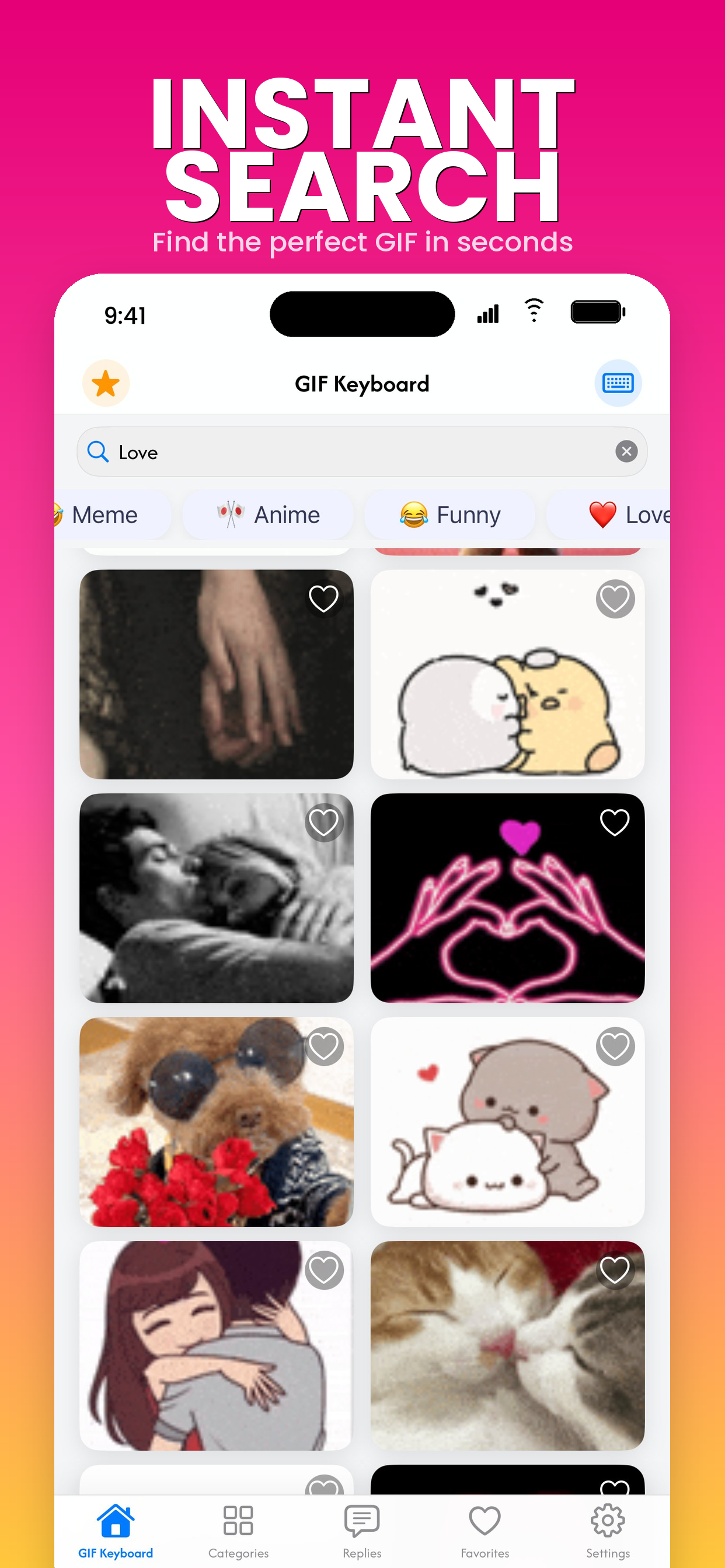 GIF Keyboard: Memes & Emoji