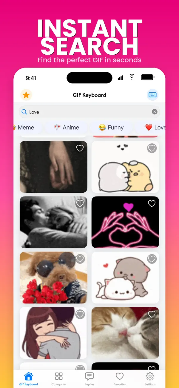 GIF Keyboard: Memes & Emoji screenshot 3