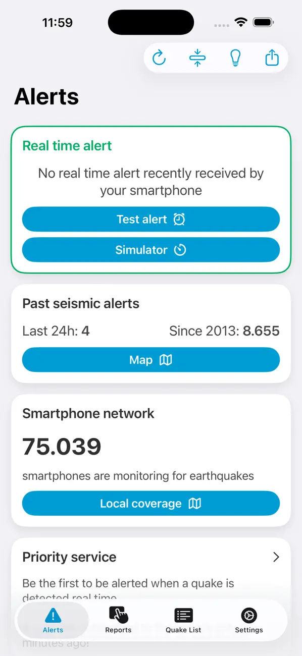 #2. Earthquake Network (iOS) De: Futura Innovation SRL