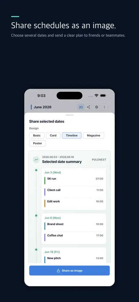 Polenest Calendar Planner screenshot 5