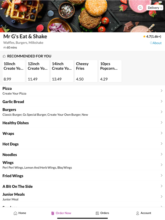 Screenshot #6 pour Mr Gs Eat & Shake