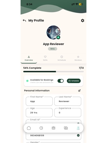 Juperra Caregiver iPad screenshot