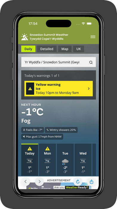 Screenshot #3 pour Snowdon Summit Weather