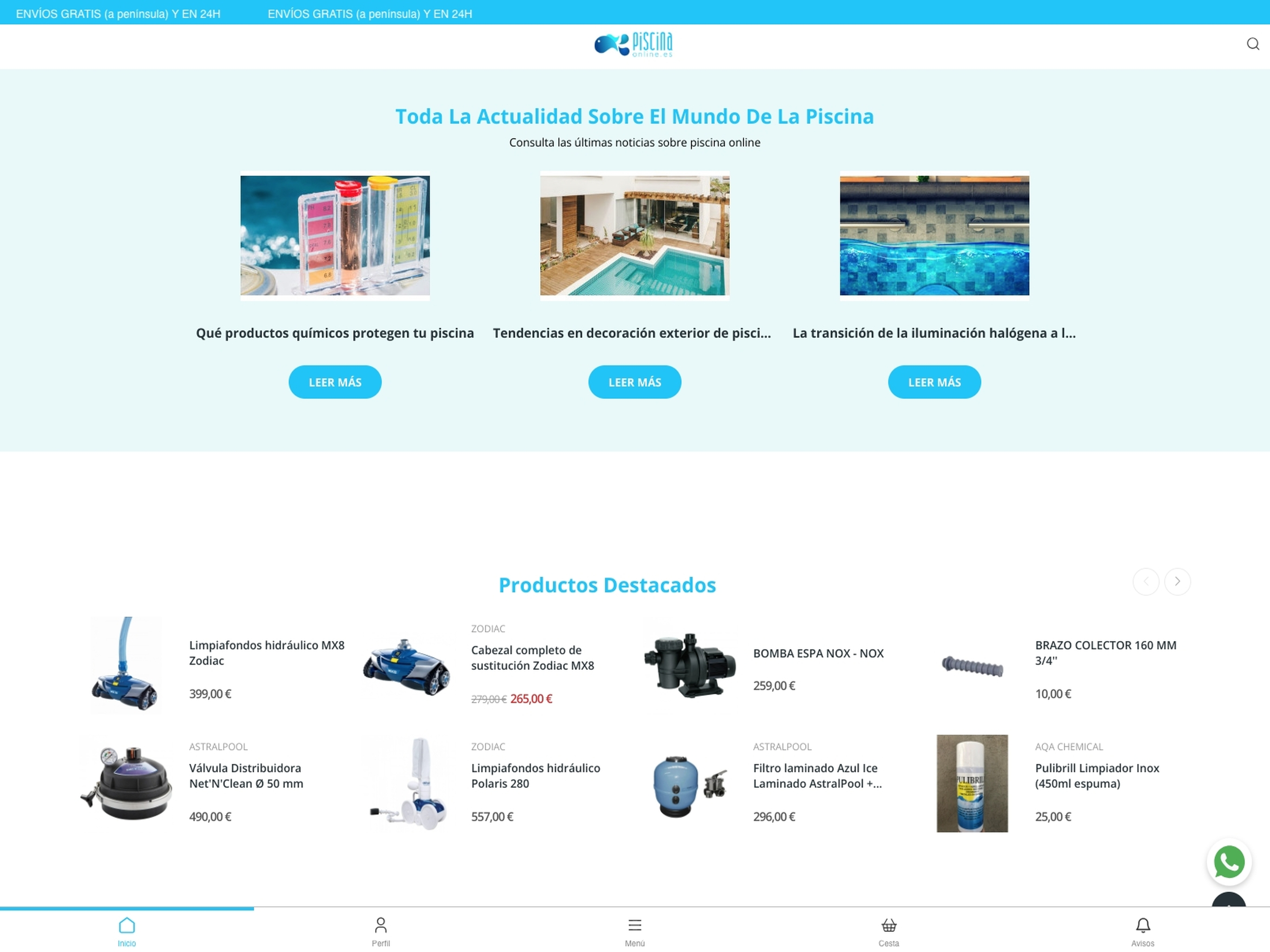 Piscina Online – Todo piscinas screenshot 7